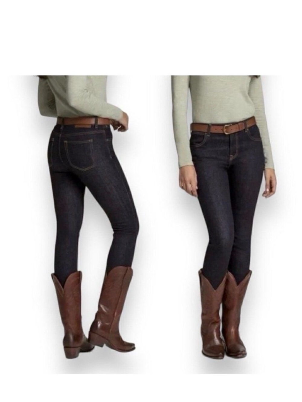 Women’s Dark Wash Skinny Jeans - Tecovas